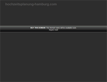 Tablet Screenshot of hochzeitsplanung-hamburg.com